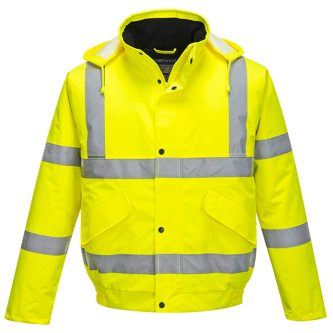 Portwest S463 Hi Viz Bomber Jacket - All Clothing & Protection