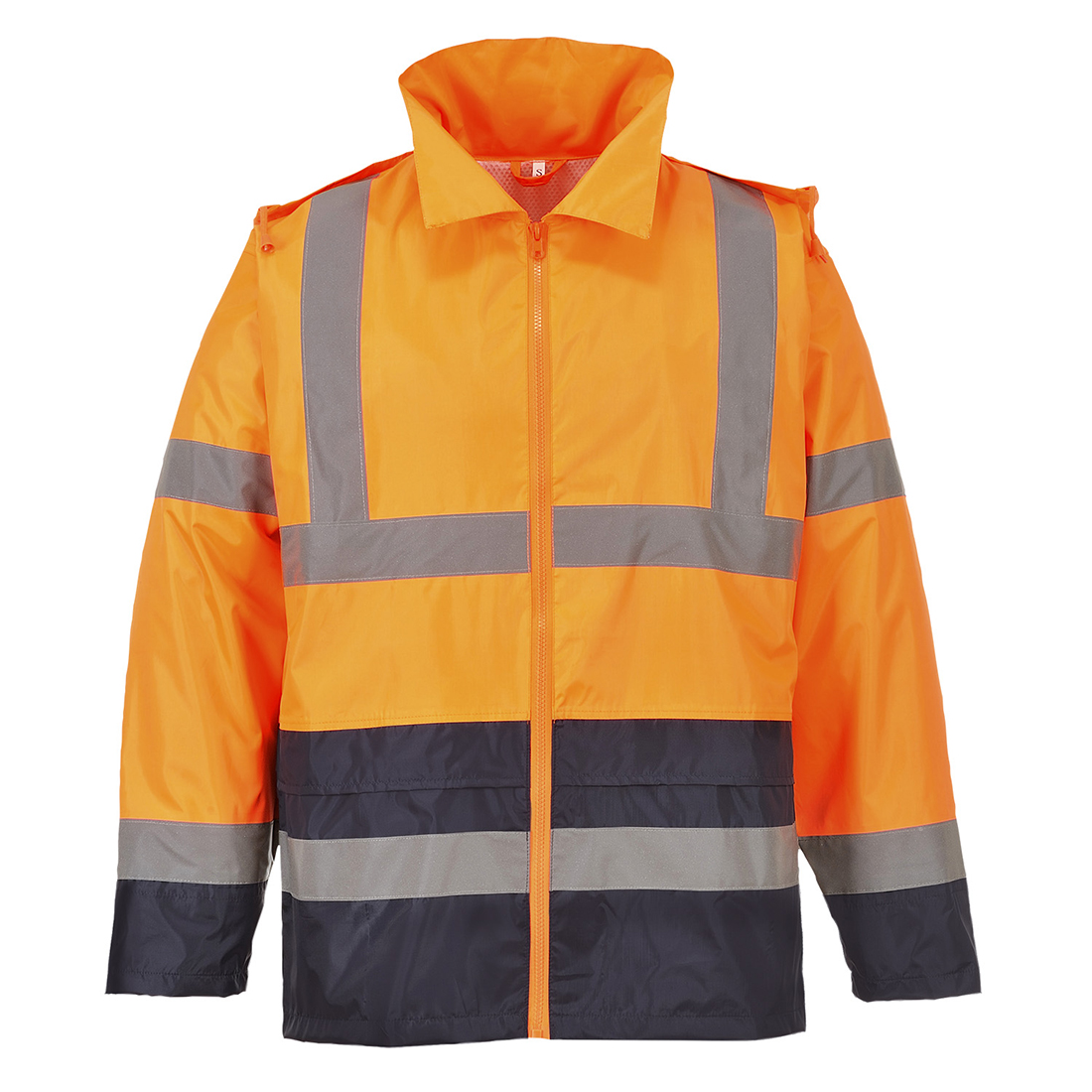 Portwest H443 Hi Vis Classic Contrast Rain Jacket - Image 2