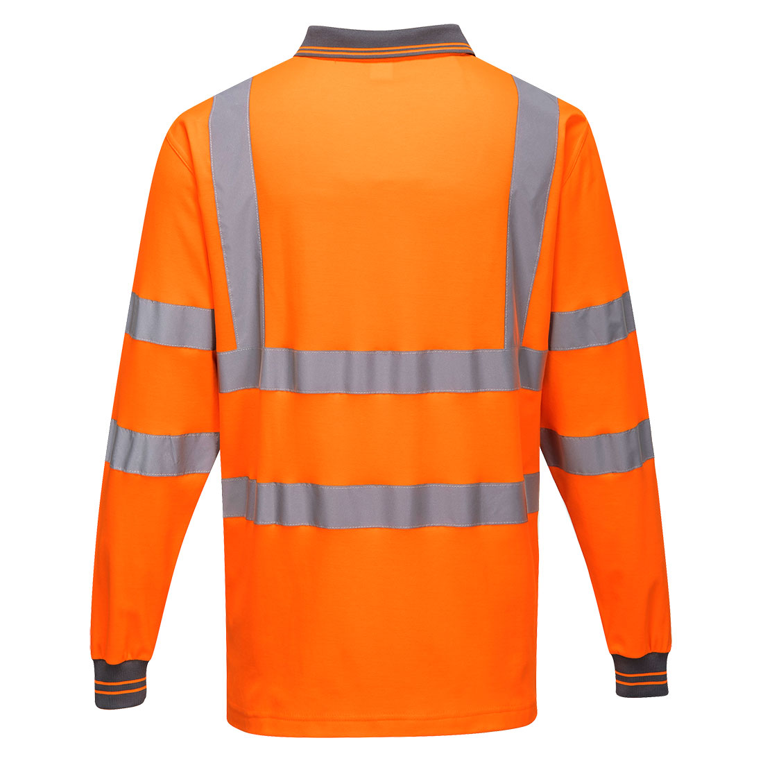 Portwest S271 Long Sleeved Cotton Comfort Polo - Image 2
