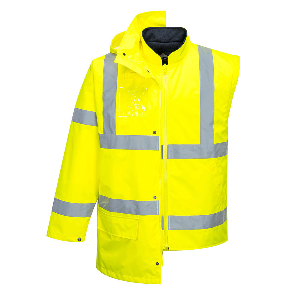 Portwest S765 Hi Vis Essential 5 in 1 Jacket - Image 9