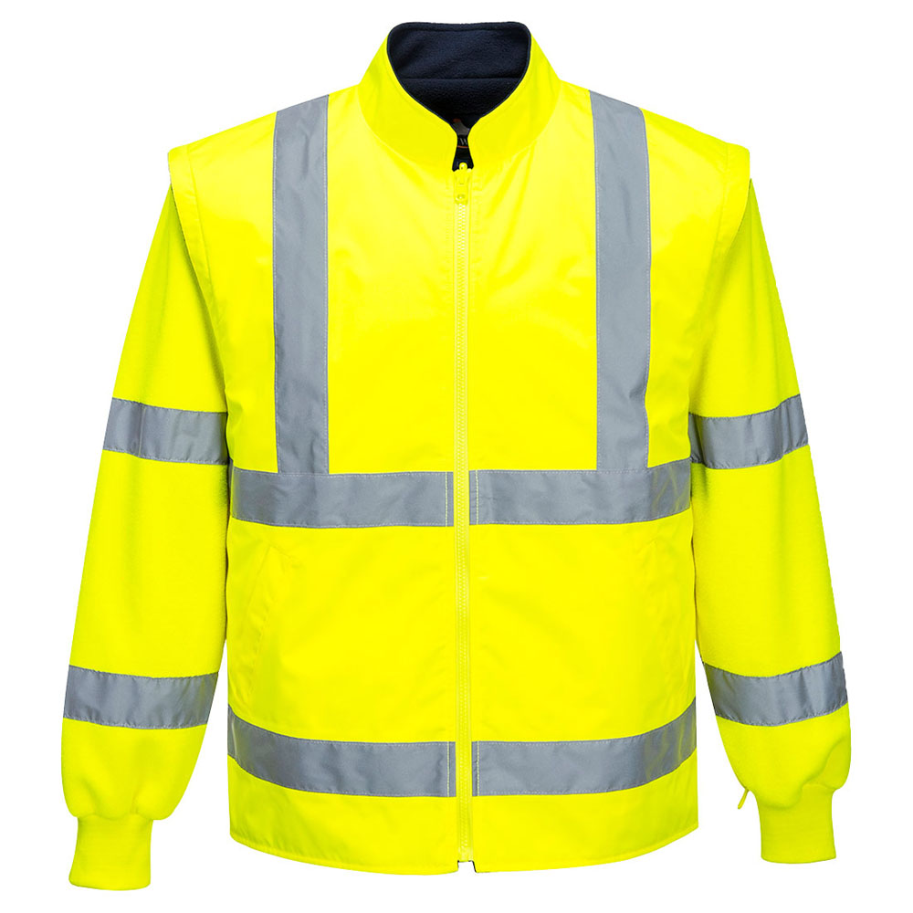 Portwest S765 Hi Vis Essential 5 in 1 Jacket - Image 8