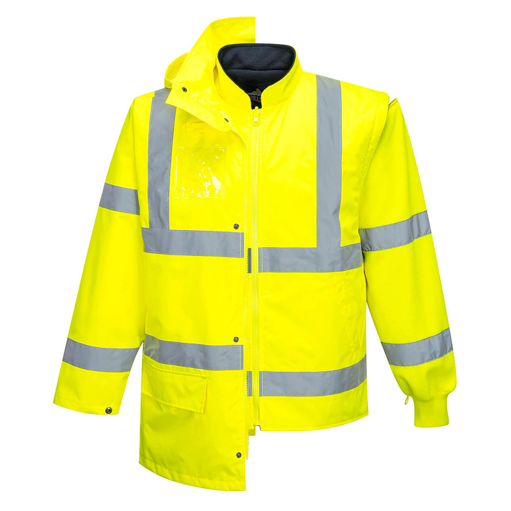 Portwest S765 Hi Vis Essential 5 in 1 Jacket - Image 4