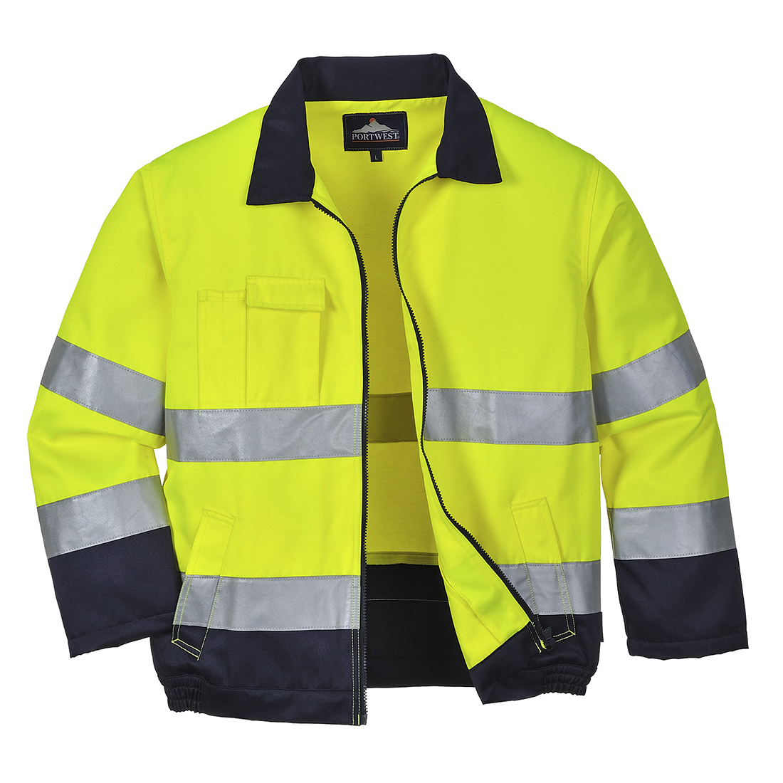 Ronbin　Mezz EXCEED イエローハート WJ Portwest TX70 Madrid Hi Vis Jacket - All Clothing & Protection
