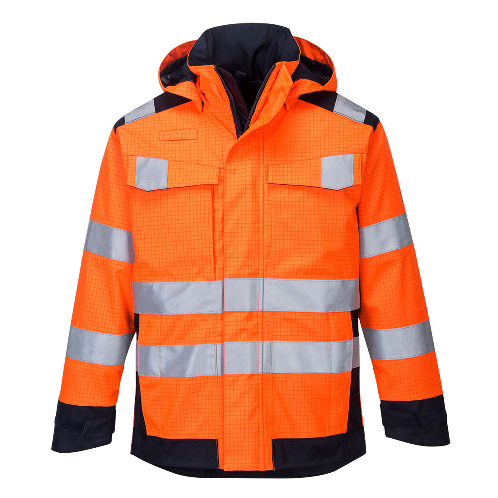 Portwest MV70 Modaflame Rain Multi Norm Arc Jacket - Image 5