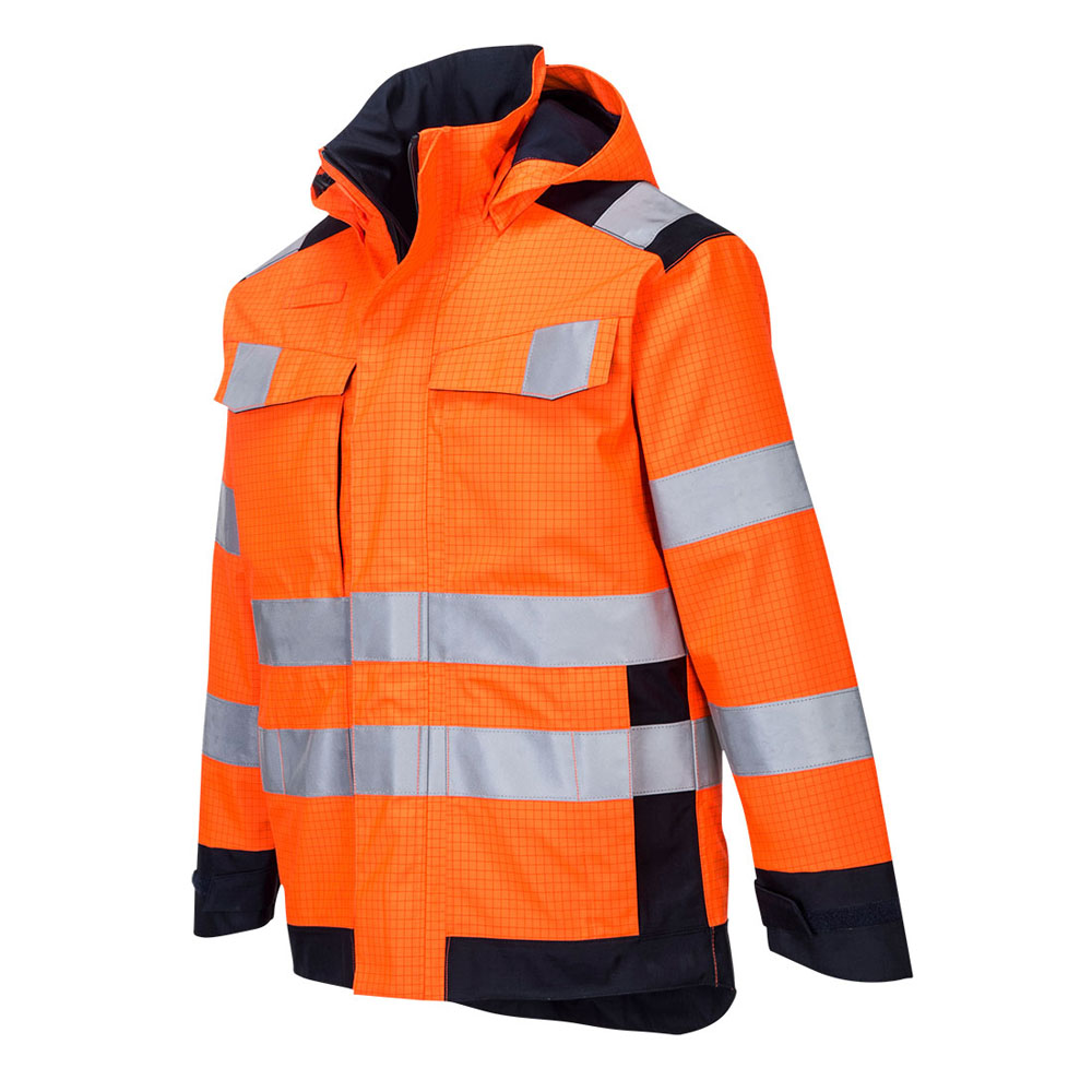 Portwest MV70 Modaflame Rain Multi Norm Arc Jacket - Image 7