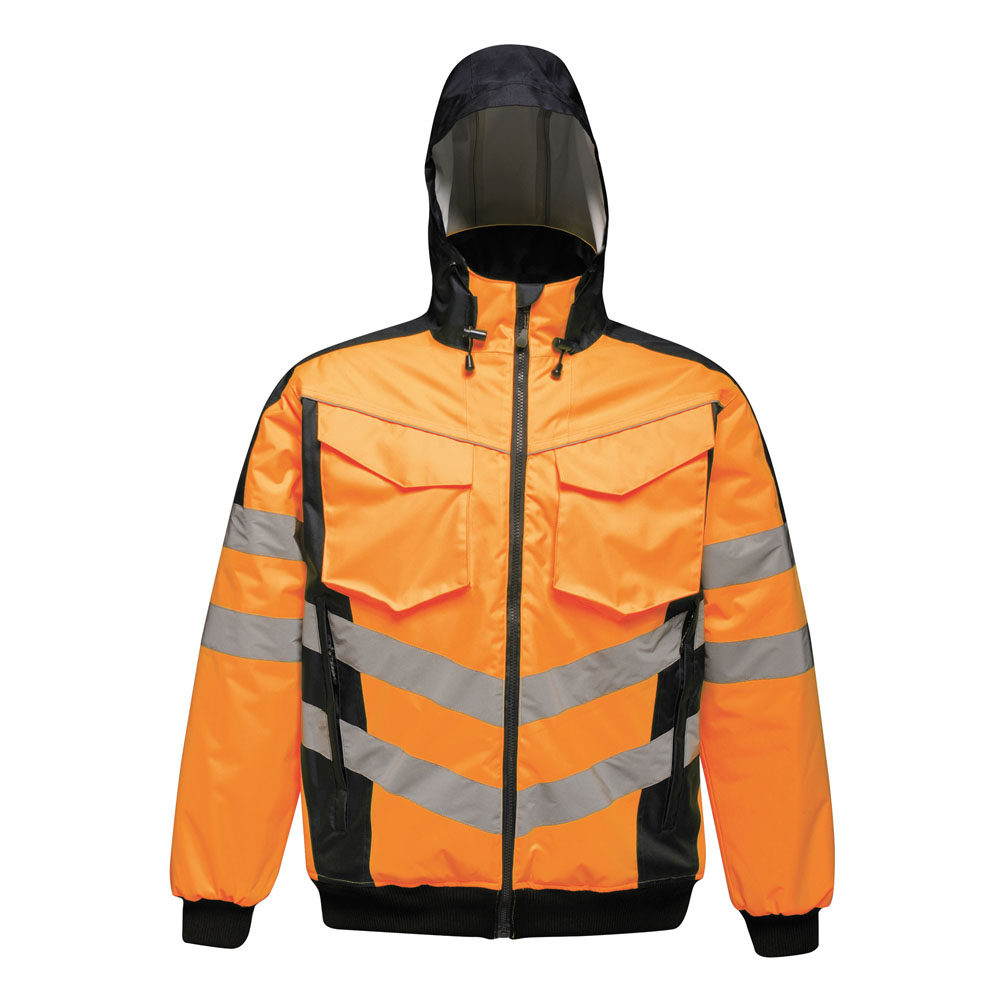 Regatta RG380 Hi Vis Pro Bomber Jacket 