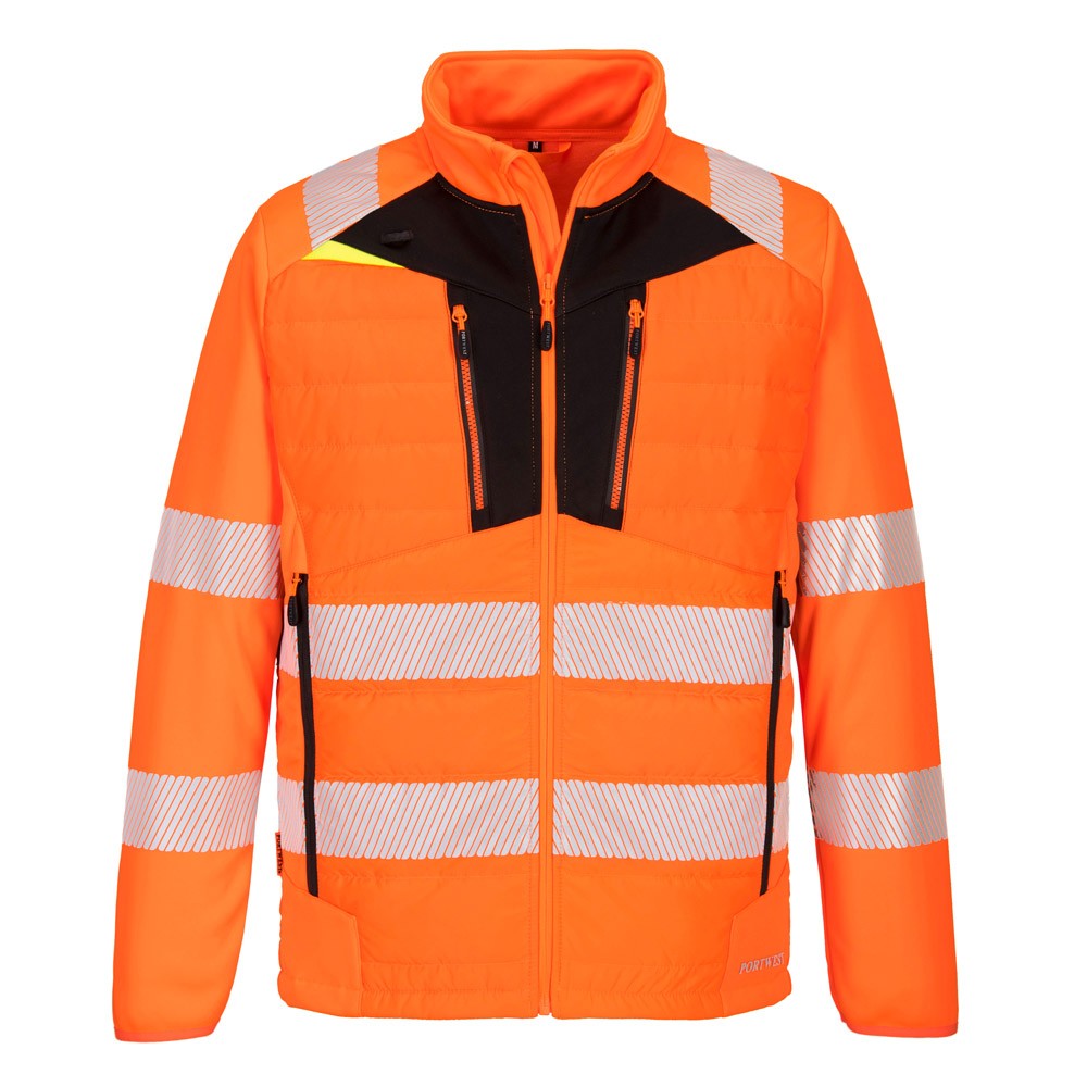 Portwest DX473 Hi Vis Baffle Jacket - Image 3