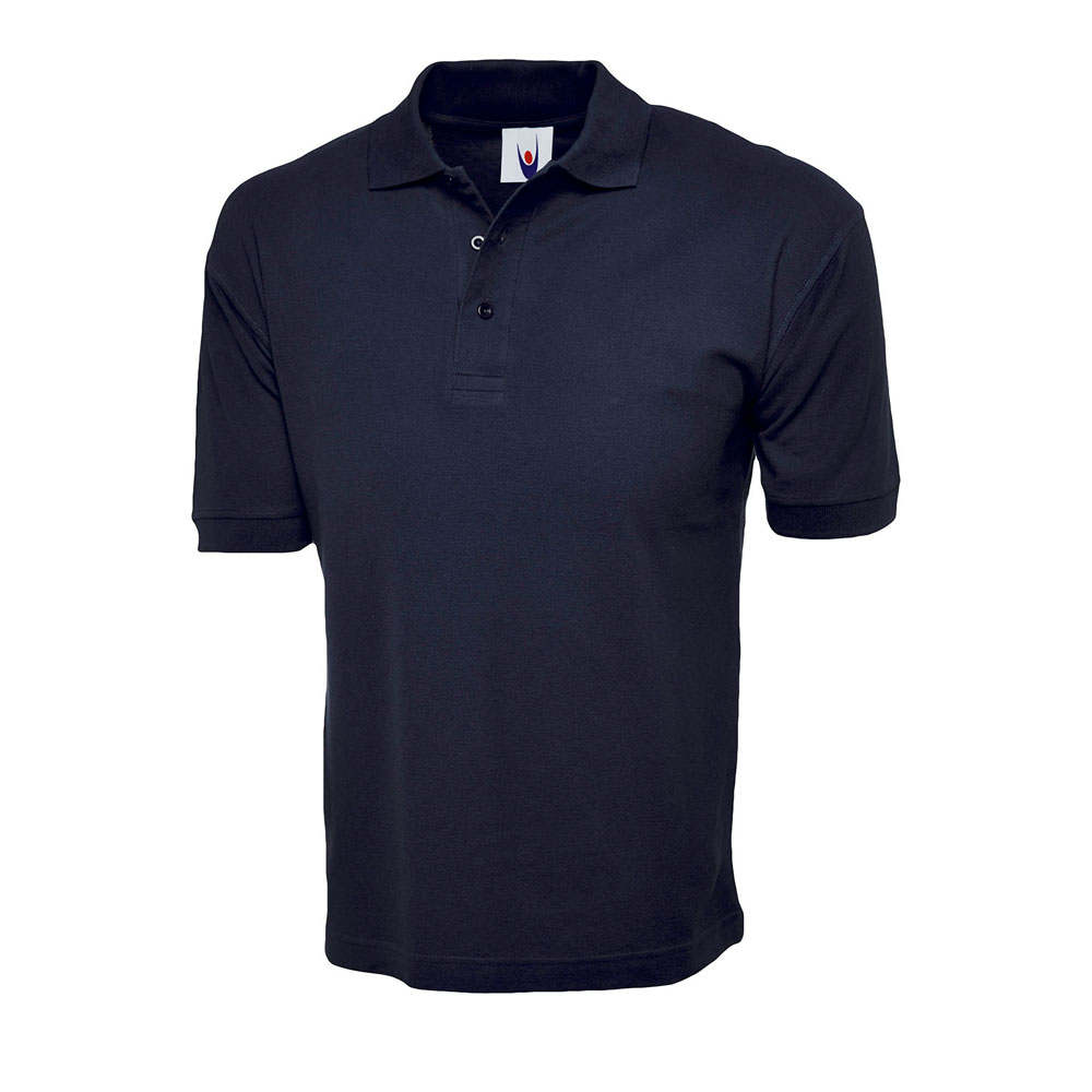 Uneek UC112 Cotton Rich Unisex Short Sleeve Polo Shirt - Image 3
