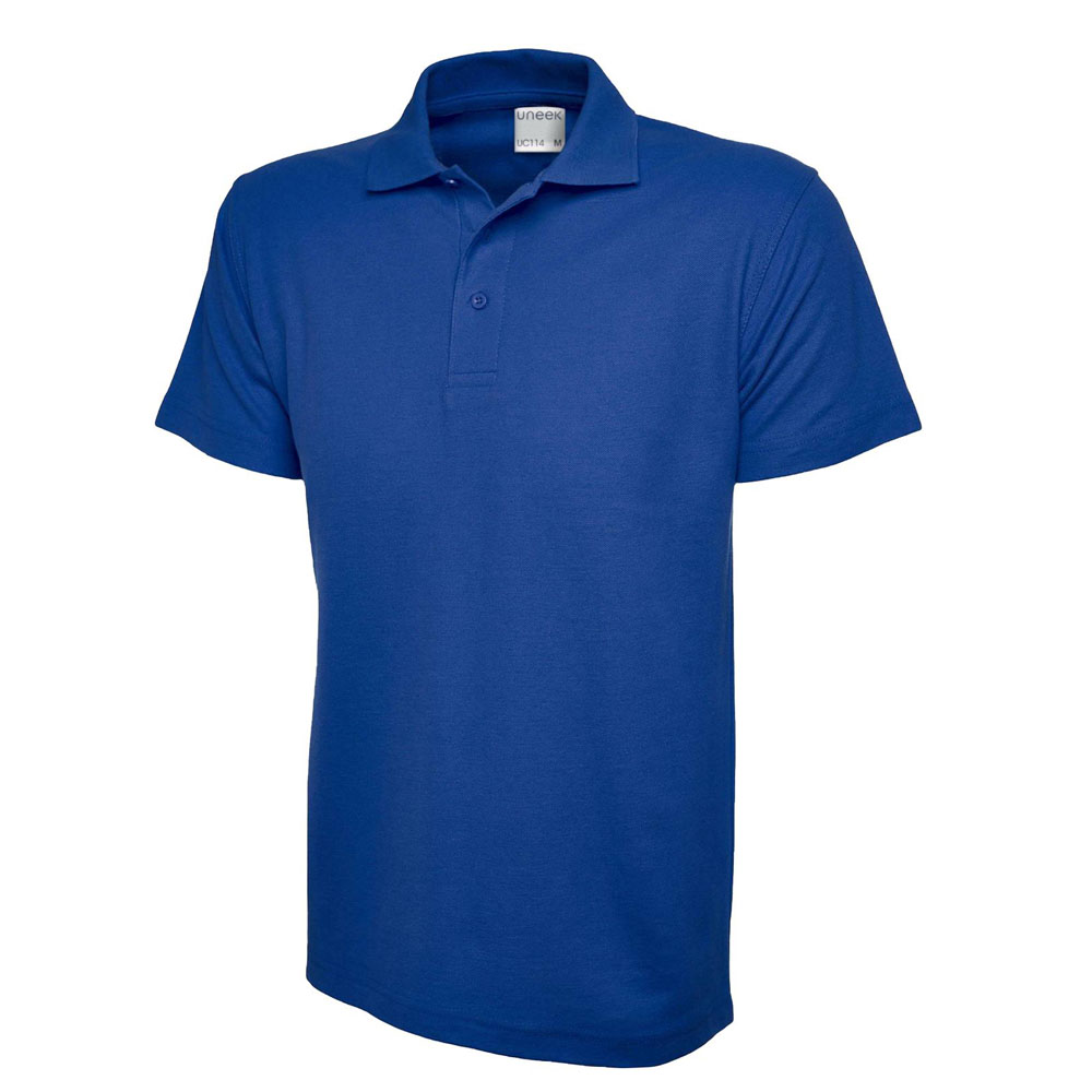 Uneek UC114 Ultra Cotton Mens Short Sleeve Polo Shirt - Image 3