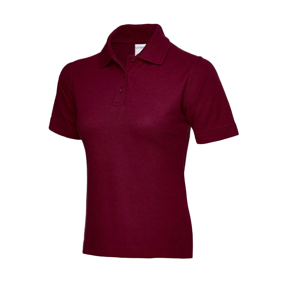 Uneek UC115 Ladies Ultra Cotton Short Sleeve Polo Shirt - Image 4