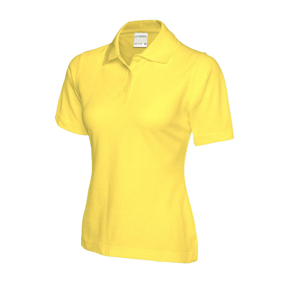 Uneek UC115 Ladies Ultra Cotton Short Sleeve Polo Shirt - Image 11