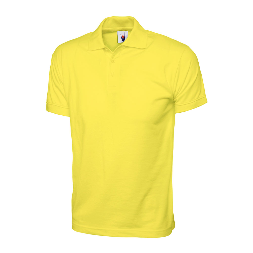 Uneek UC122 Jersey Unisex Short Sleeve Polo Shirt - Image 3