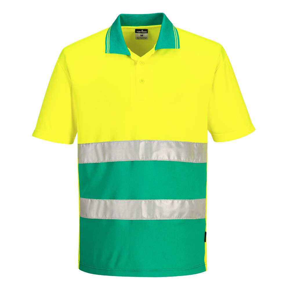 Portwest S175 Hi Vis Lightweight Contrast Polo Shirt S/S - Image 5