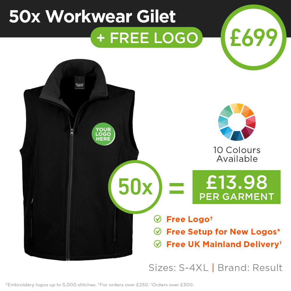 50X Workwear Gilet Bundle