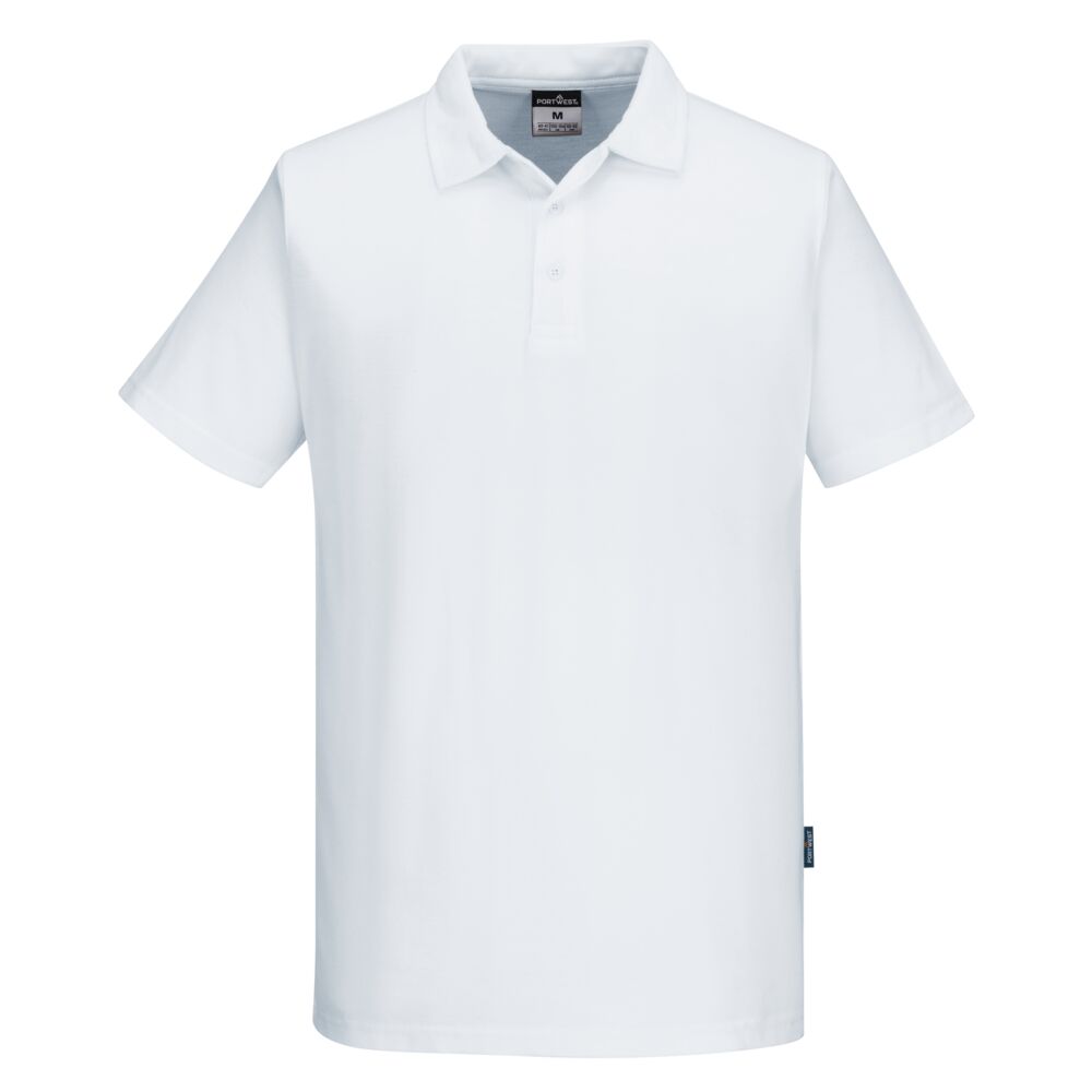 Portwest C211 Chef's Mesh Air Pro Polo Shirt S/S - Image 3