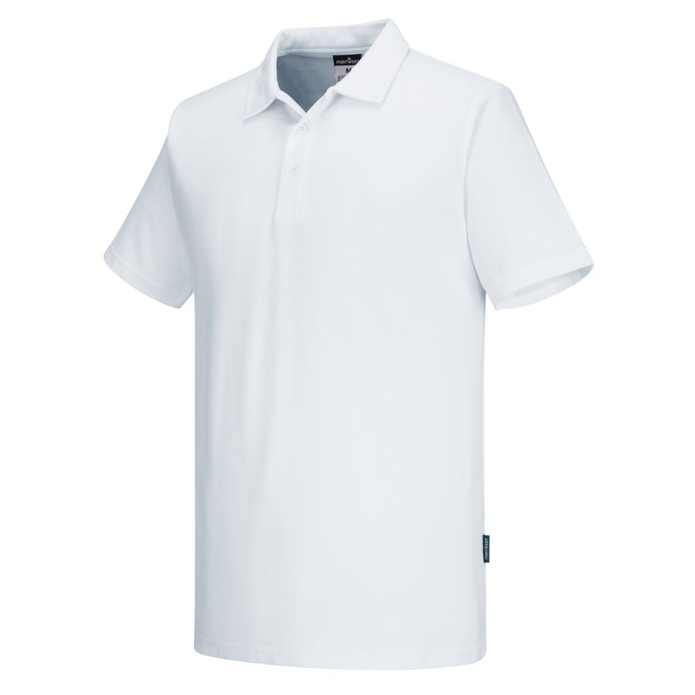 Portwest C211 Chef's Mesh Air Pro Polo Shirt S/S - Image 4