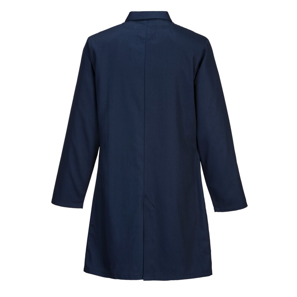 Portwest FR34 Bizflame Work Lightweight FR Coat Navy - Image 2