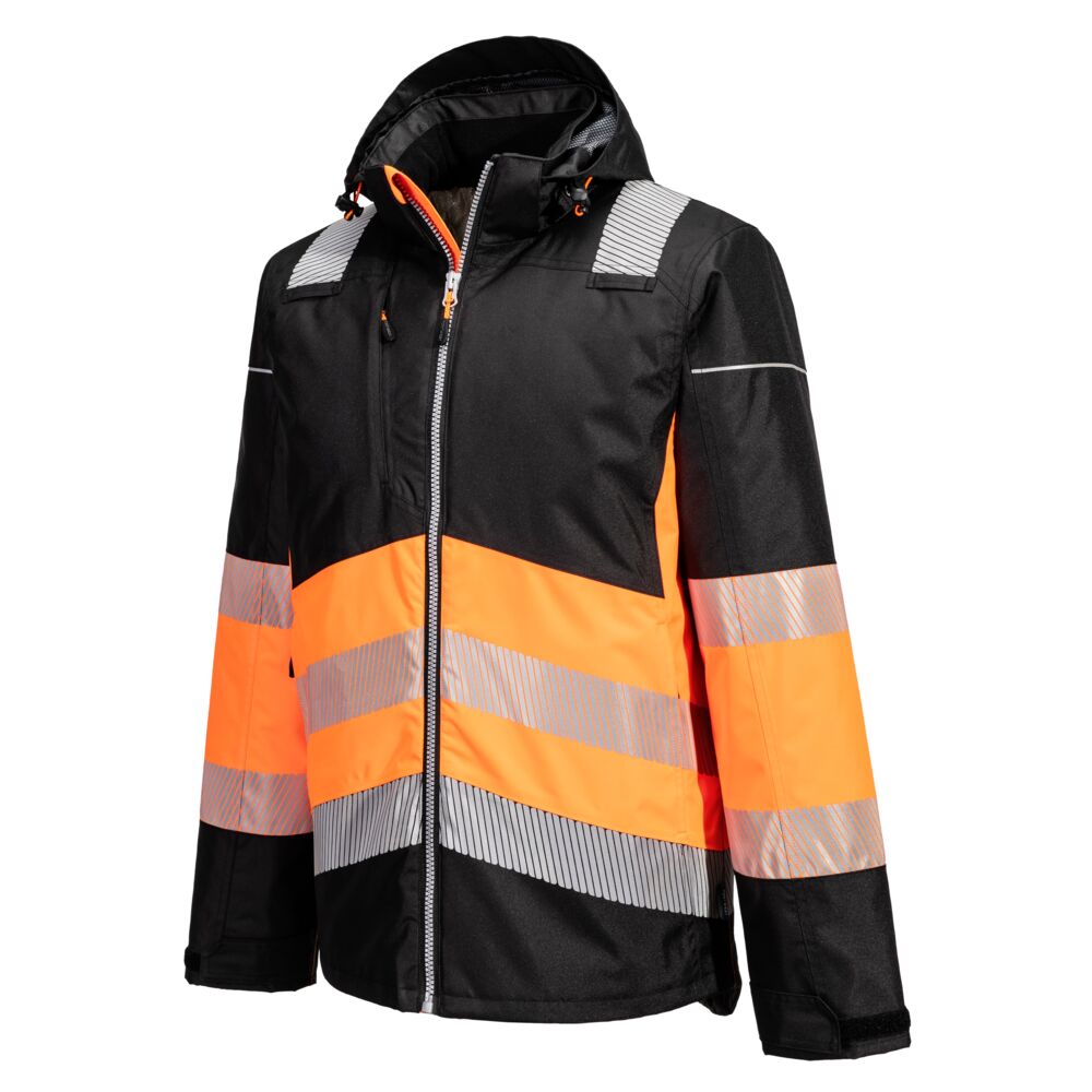 Portwest PW364 Hi Vis Class 1 Winter Jacket - Image 3